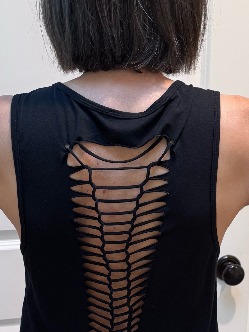 Carbon38 Black Sleeveless Tank
